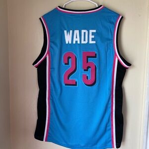 Embroidered miami heat legend Dwayne wade nba / college style richards